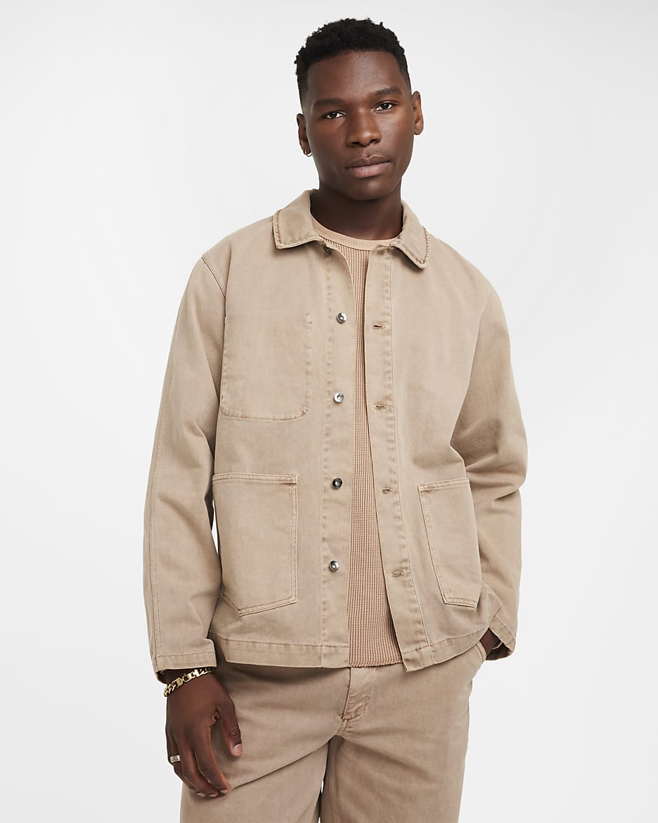 Abrigo de trabajo para hombre Nike Life - Cáñamo/Cáñamo