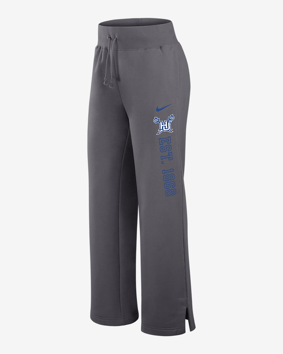 Pants universitarios Nike para mujer Hampton Phoenix Fleece - Gris
