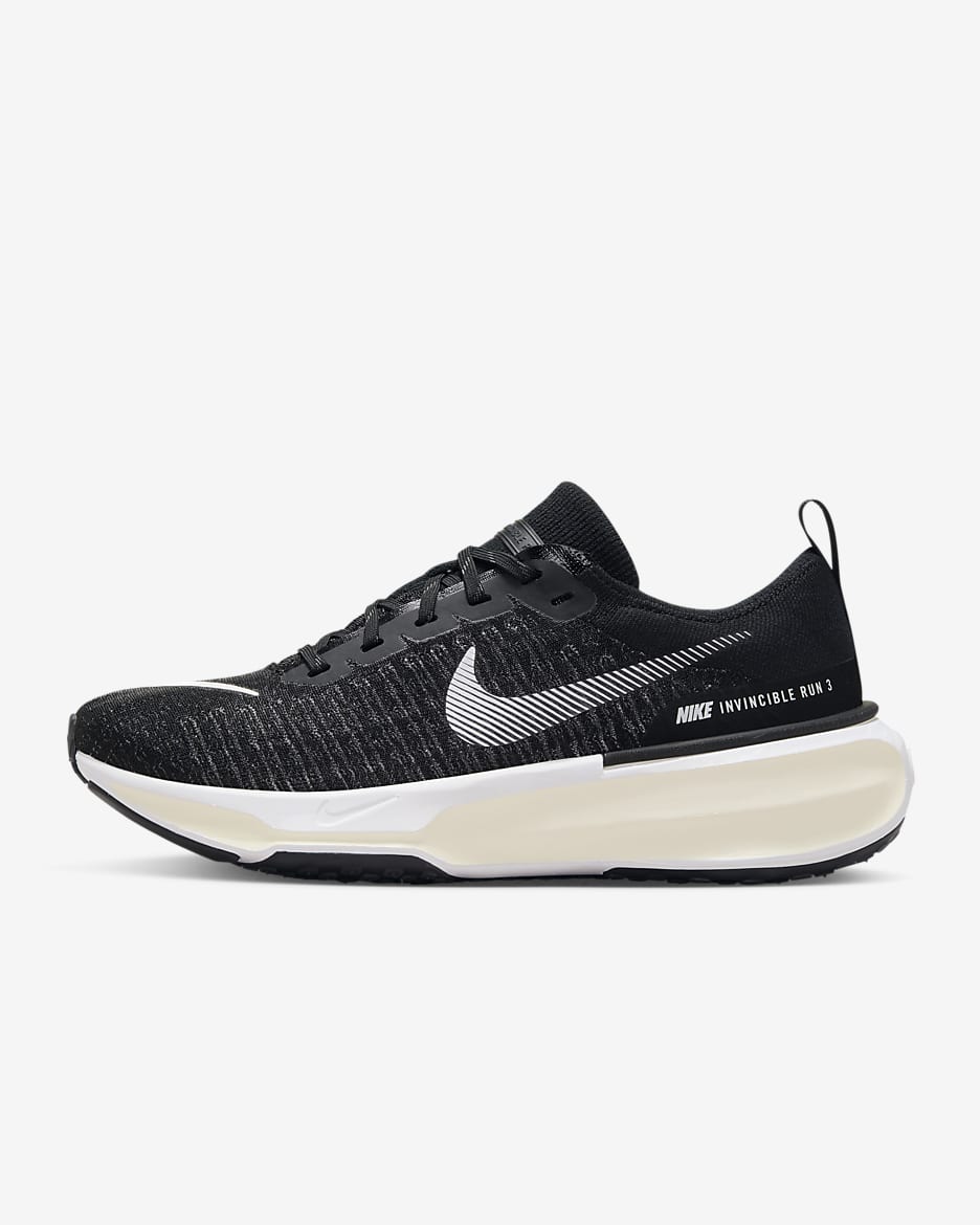 Tenis de correr en pavimento para mujer Nike Invincible 3 - Negro/Gris oscuro/Blanco/Blanco