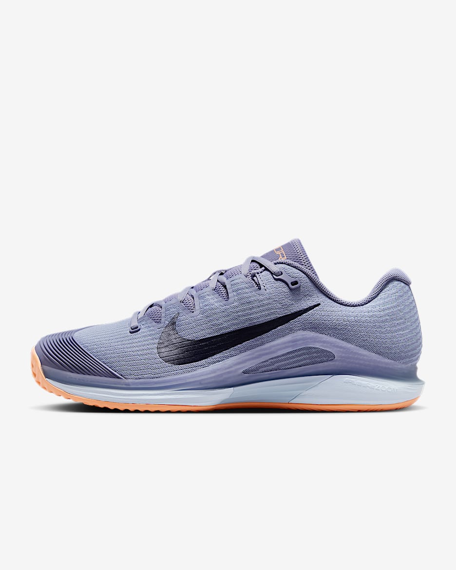 Tenis de tenis para cancha de arcilla para hombre Nike Vapor 12 - Pizarra cenizo/Azul militar claro/Marrakech/Obsidiana