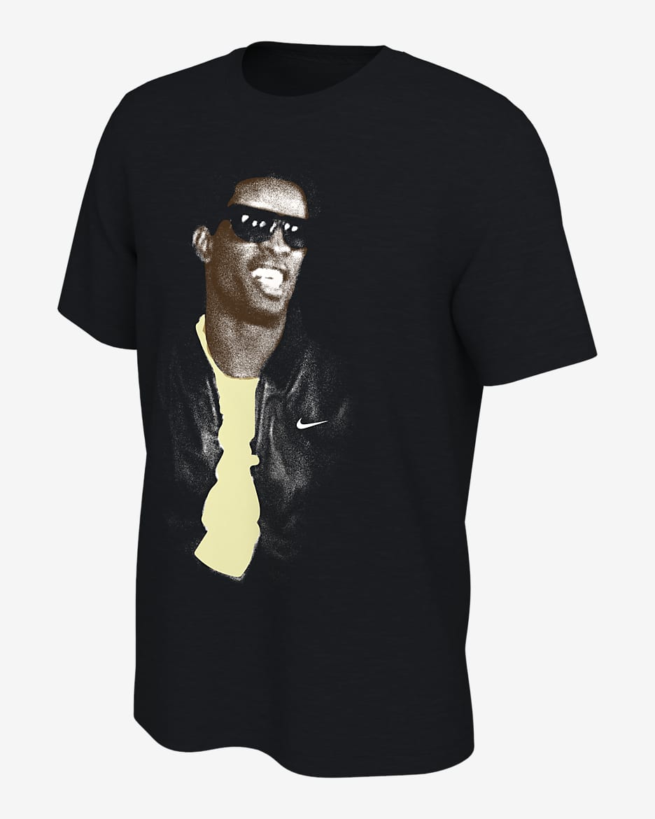 Playera Nike para hombre Deion Sanders - Negro