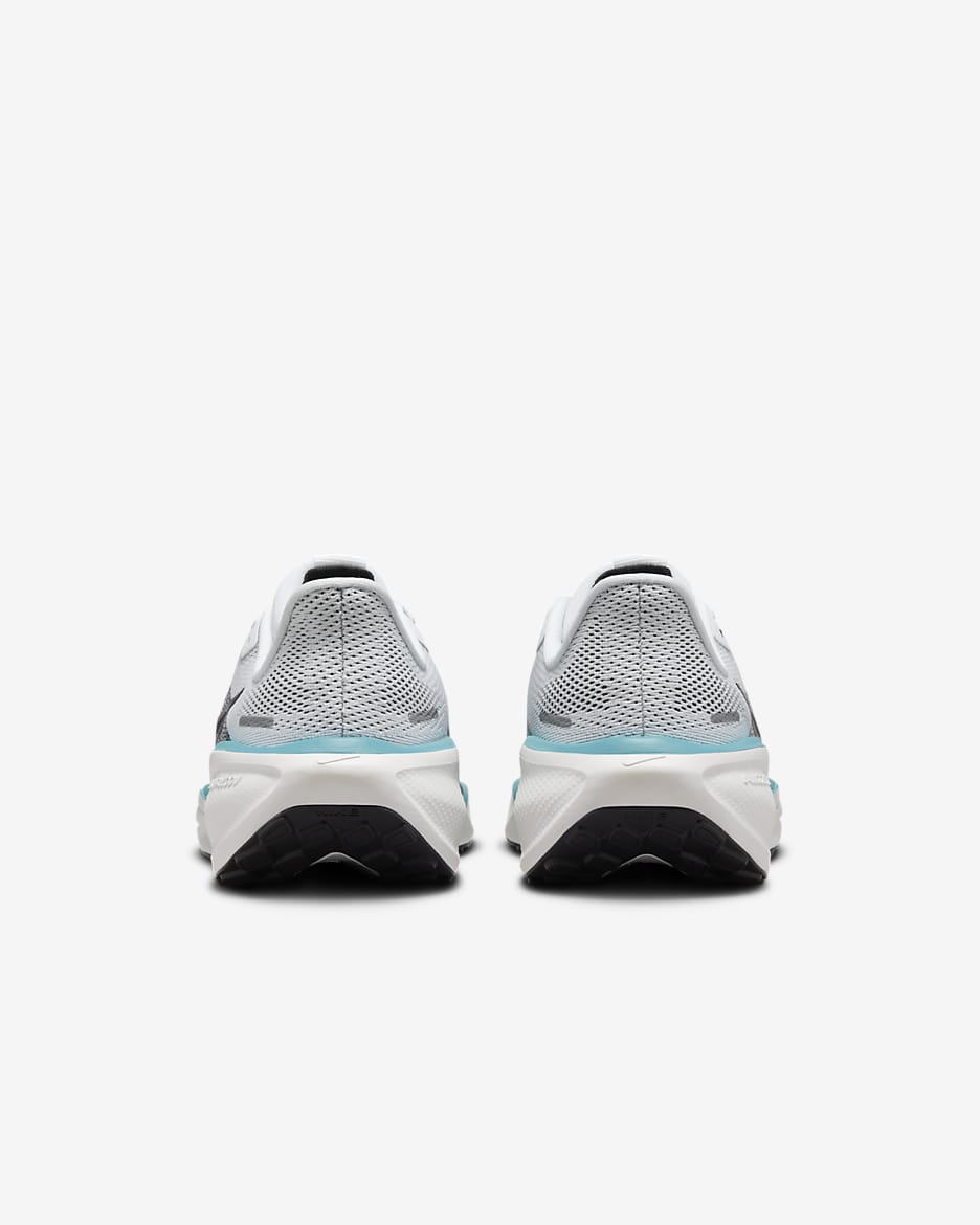 Nike Pegasus 41 Big Kids' Road Running Shoes - White/Dusty Cactus/Glacier Blue/Black