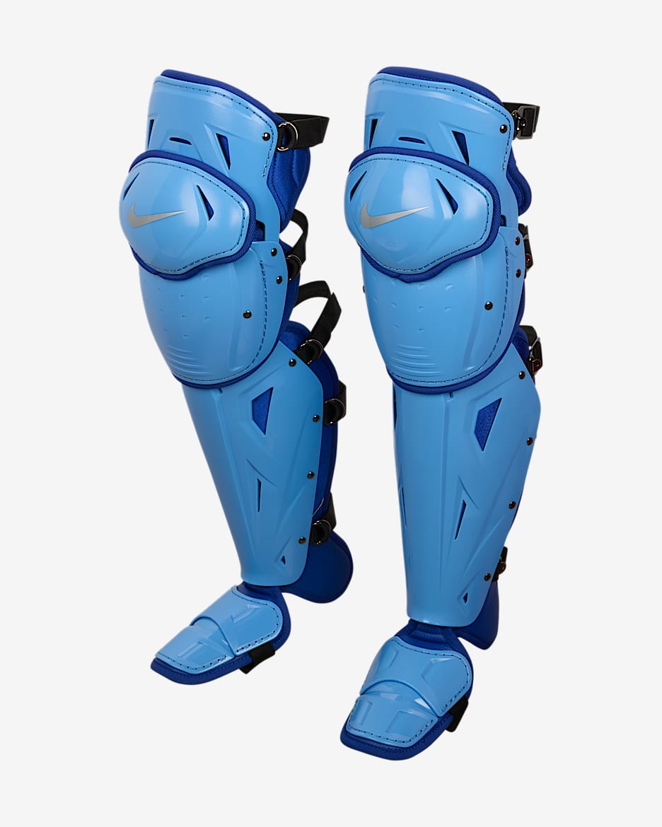 Protección para piernas para béisbol Nike Diamond Elite - Azul valor/Azul enérgico