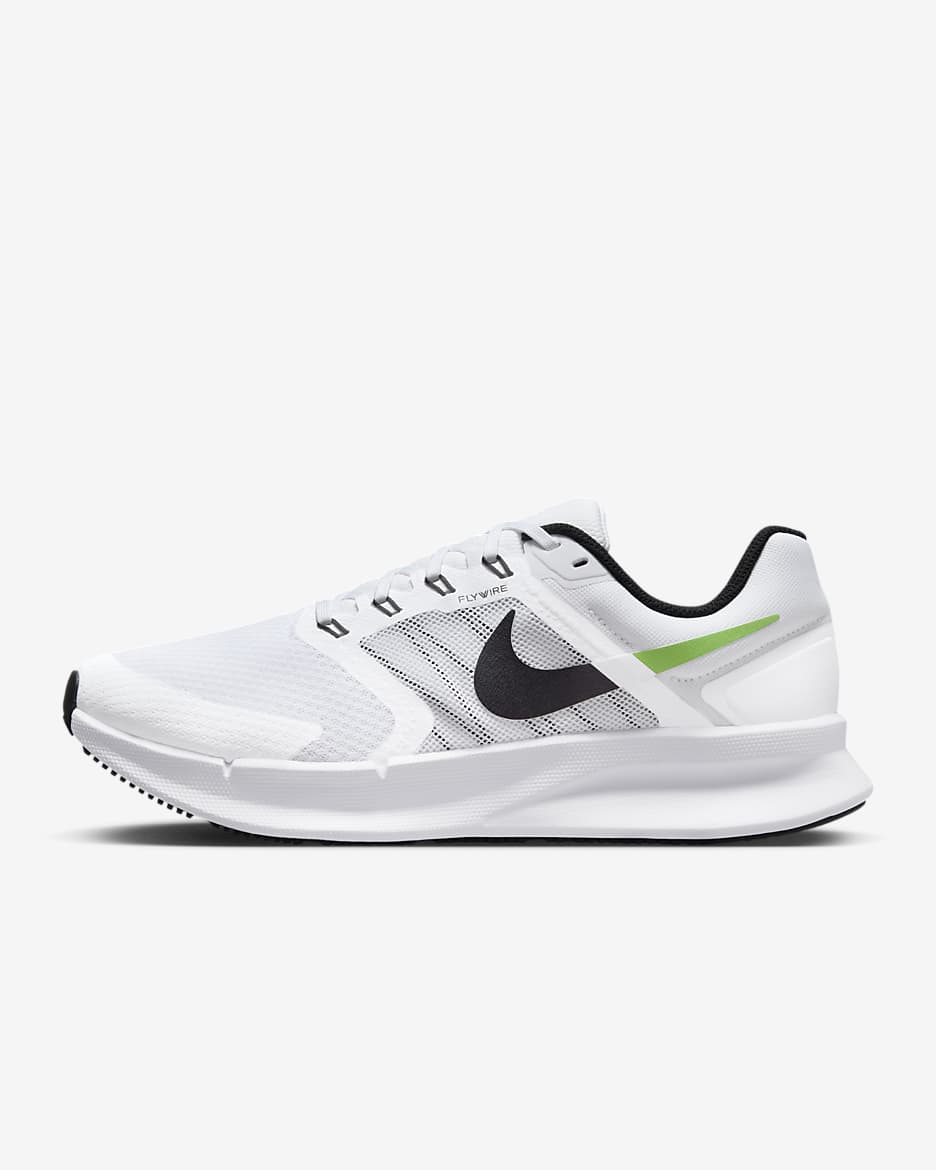 Nike Run Swift 3 SE Men's Road Running Shoes - White/Blue Lightning/Picante Red/Multi-Colour