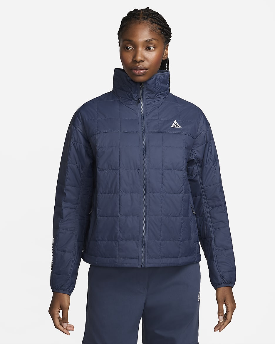 Chamarra acolchada Therma-FIT ADV para mujer Nike ACG "Rope de Dope" - Trueno azul/Blanco cumbre