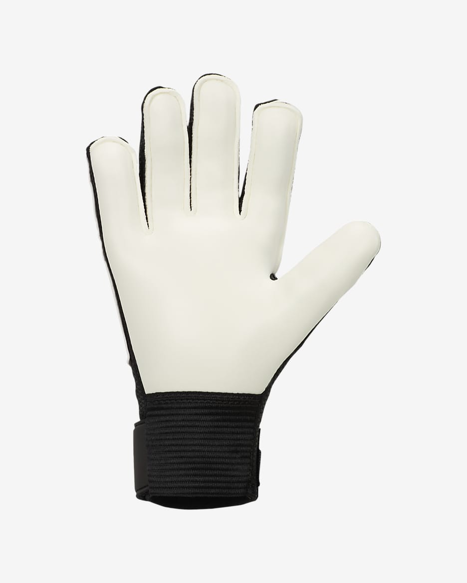 Nike Match Jr. Goalkeeper Gloves - Black/White/Metallic Gold Coin