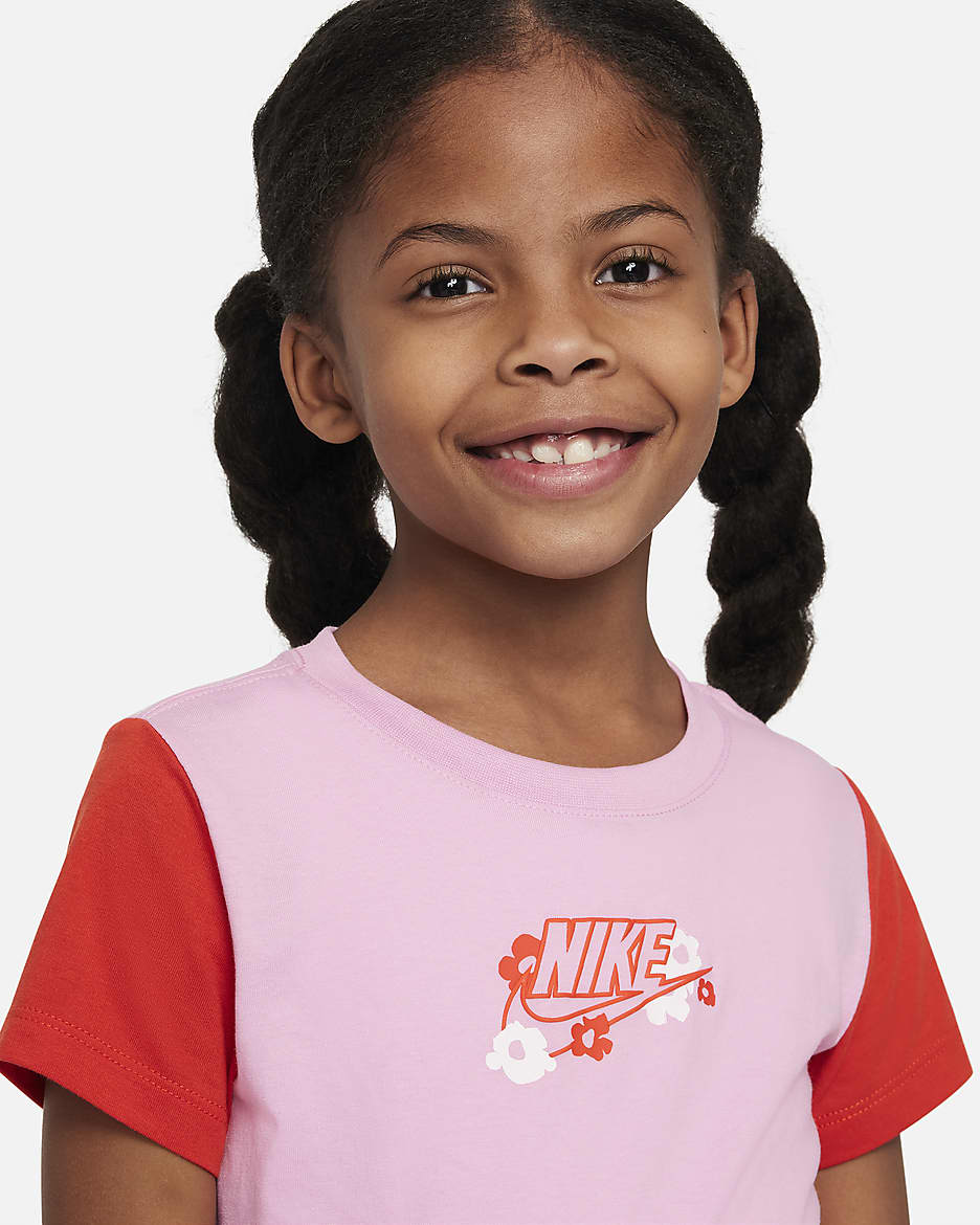 Nike 'Your Move' Younger Kids' Graphic T-Shirt - Pink Rise