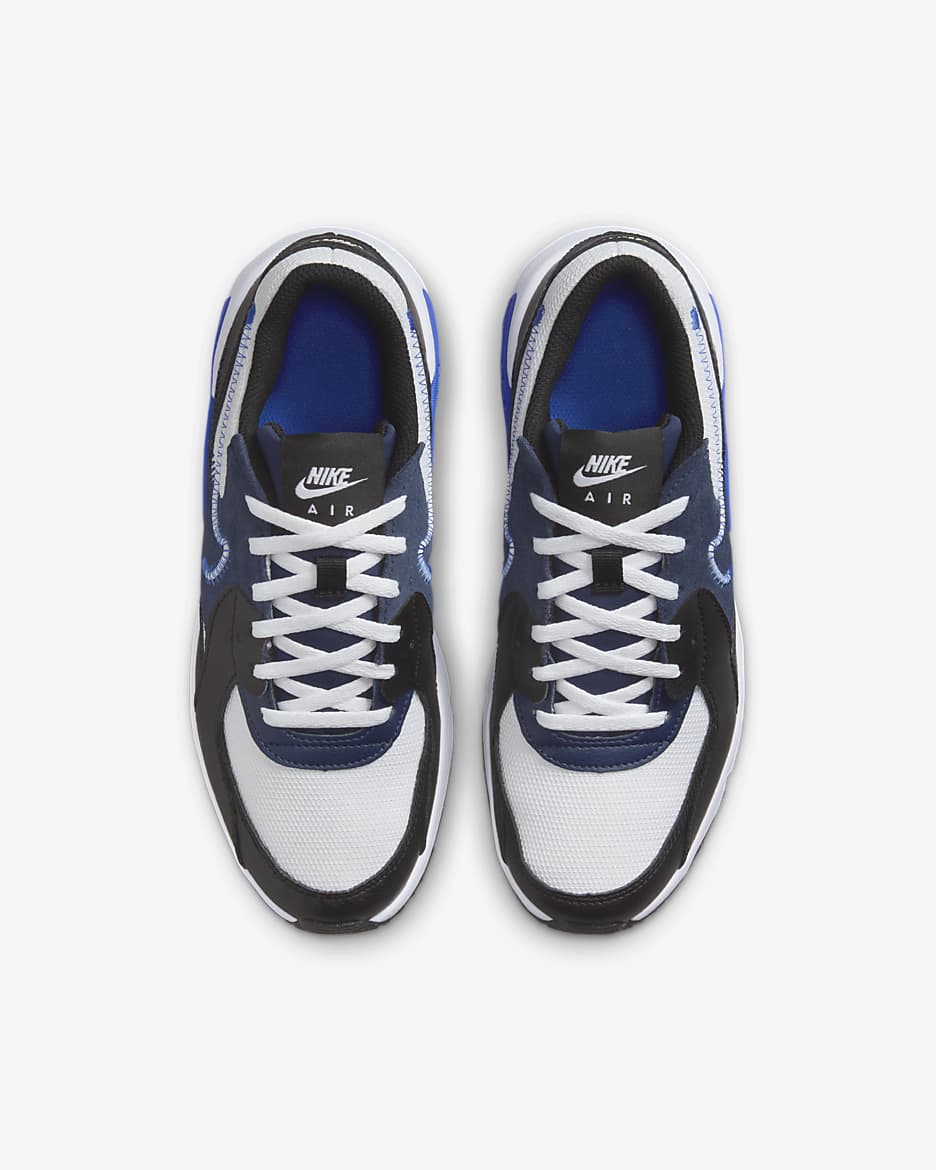 Nike Air Max Excee Older Kids' Shoes - White/Hyper Royal/Midnight Navy/Black