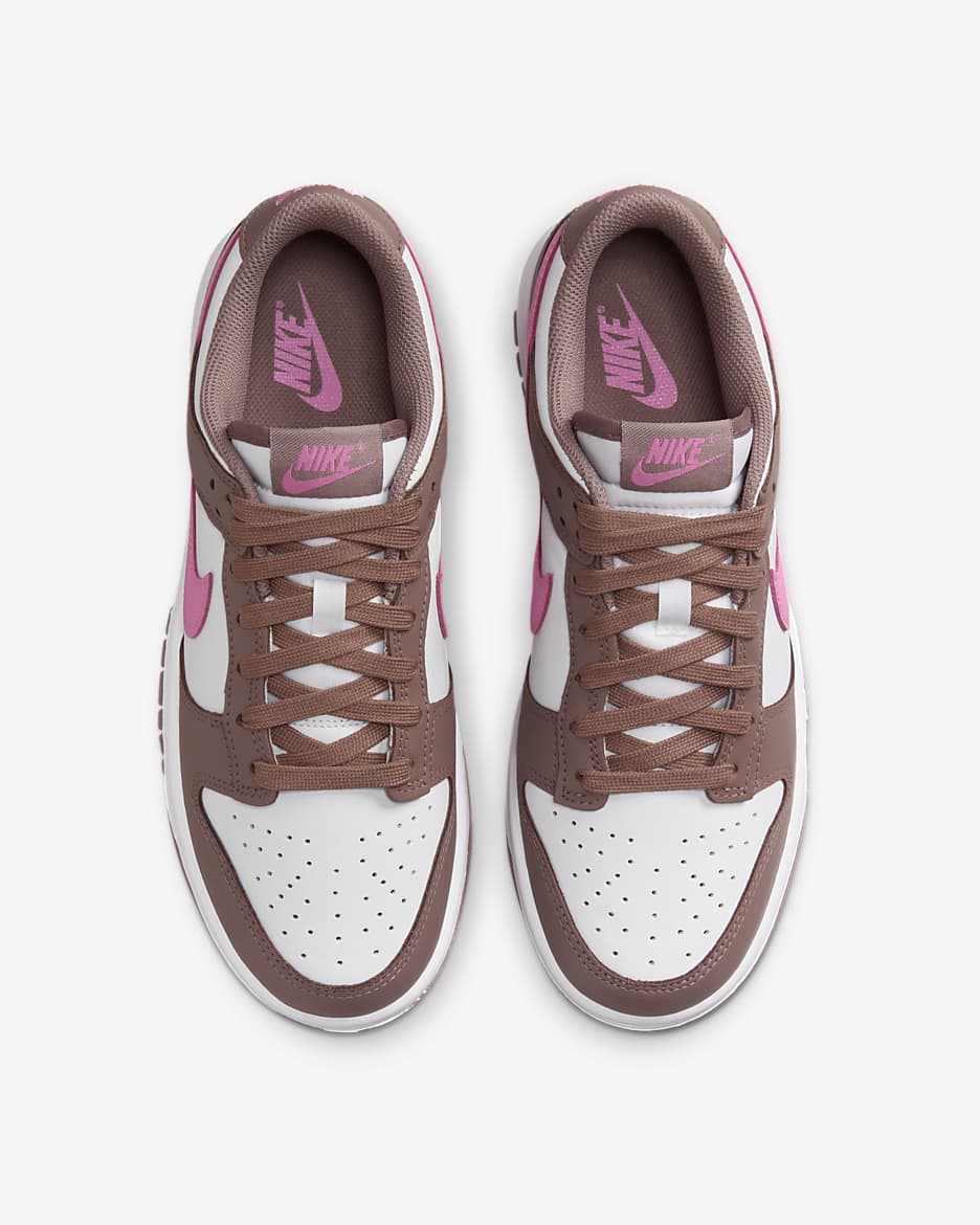 Nike Dunk Low Women's Shoes - Smokey Mauve/White/Playful Pink