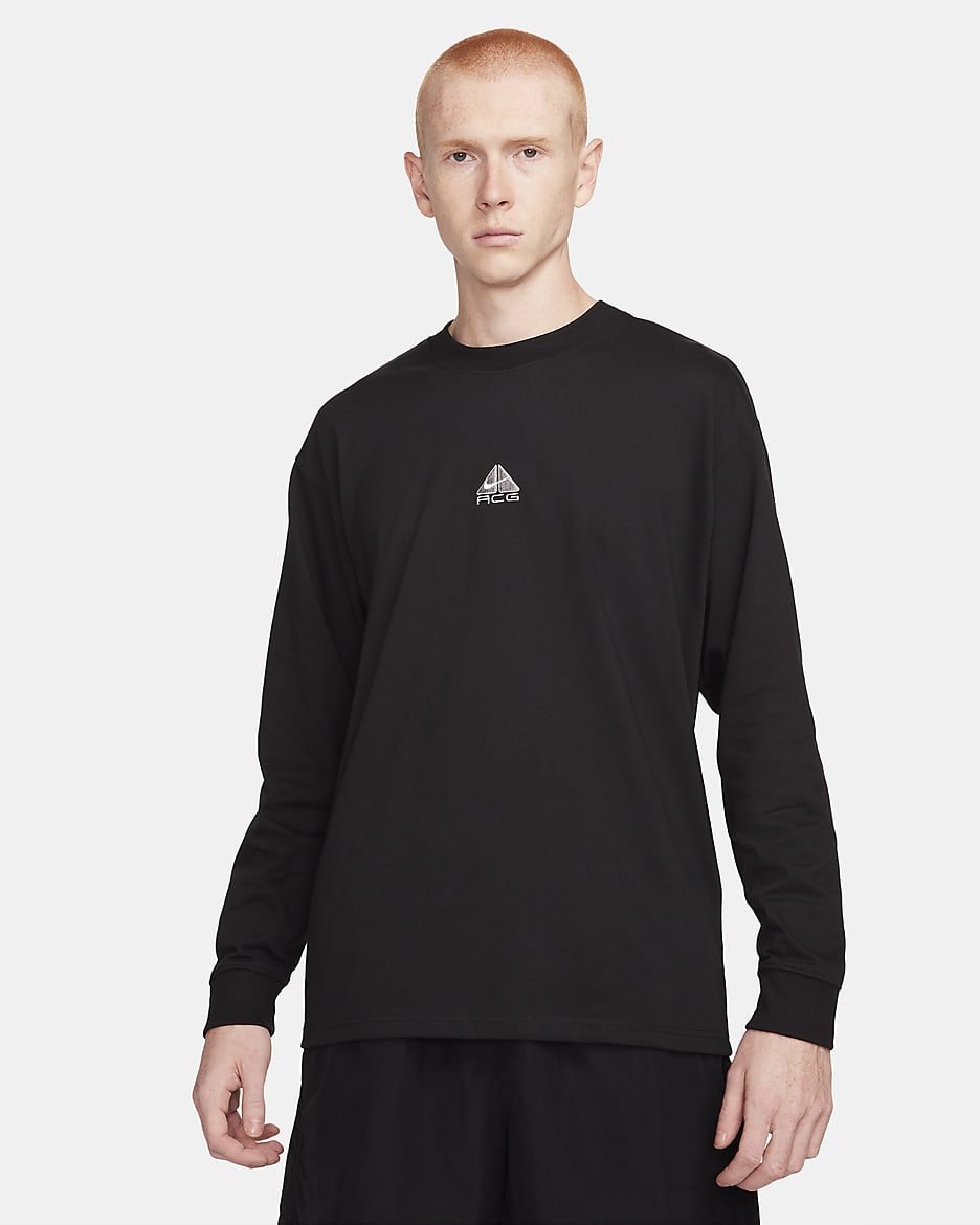 Nike ACG 'Lungs' Men's Long-Sleeve T-Shirt - Black/Summit White