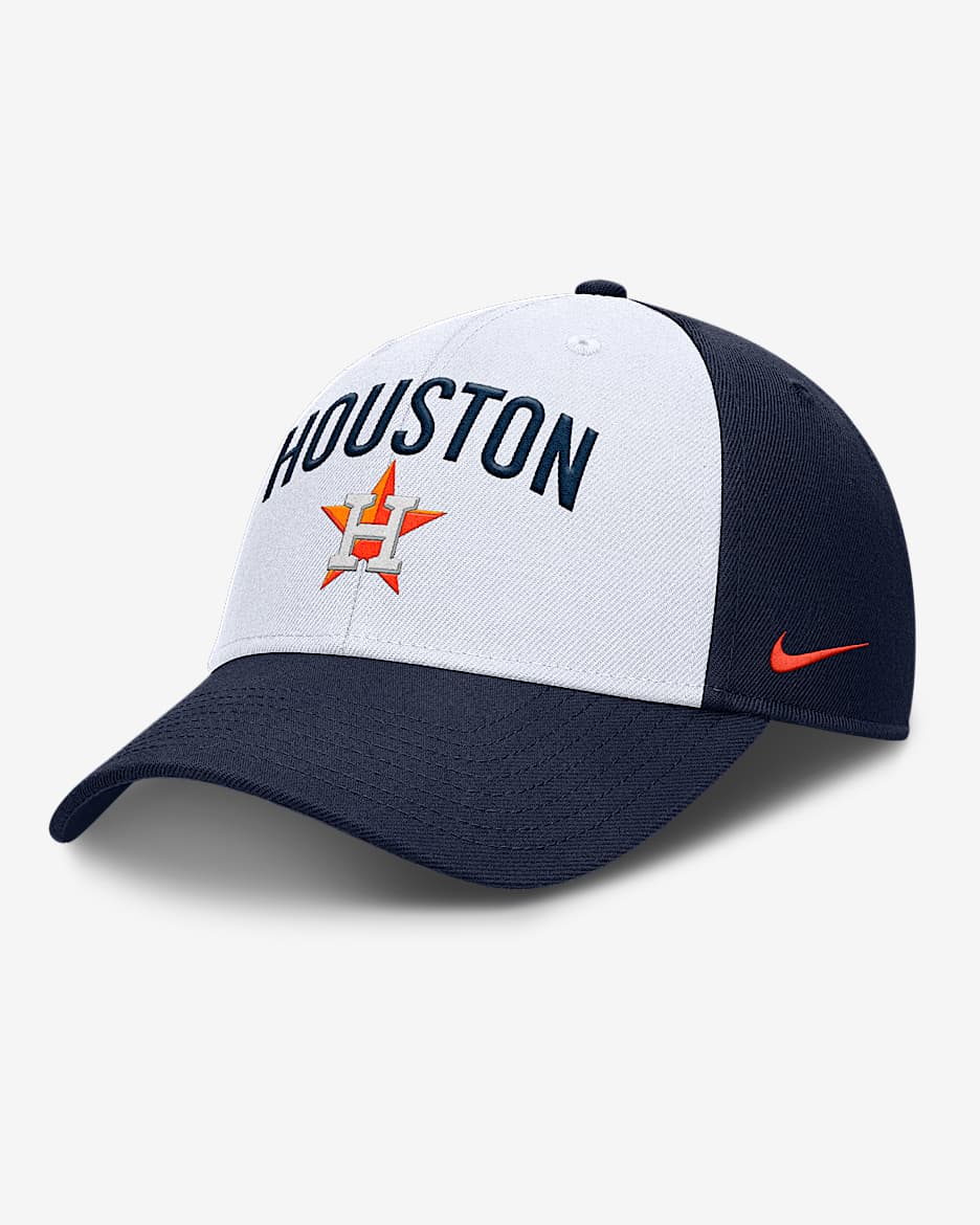 Houston Astros Club Men's Nike Dri-FIT MLB Adjustable Hat - White