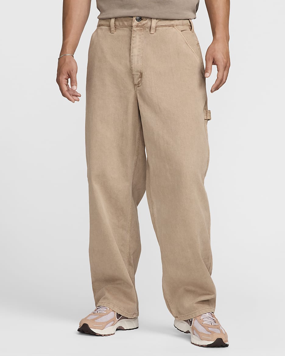 Nike Life Men's Carpenter Trousers - Hemp/Hemp