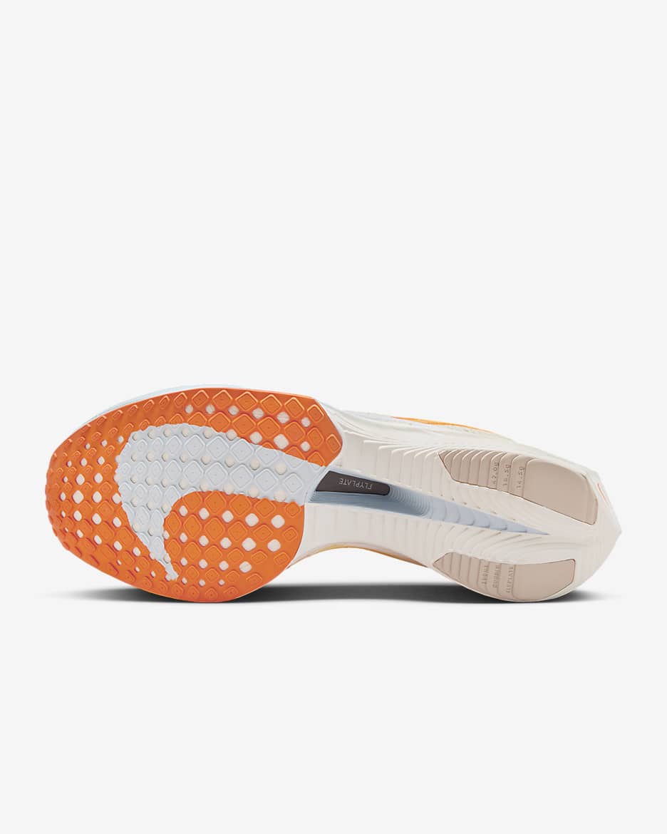 Nike Vaporfly 3 Women's Road Racing Shoes - Coconut Milk/Sail/Coconut Milk/Bright Mandarin