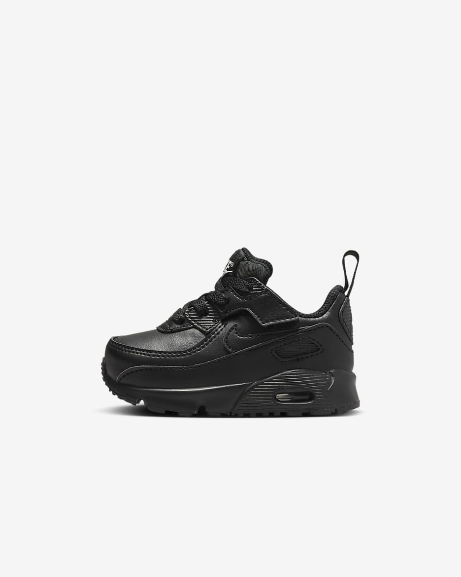 Tenis para bebé e infantil Nike Air Max 90 EasyOn - Negro/Negro/Negro
