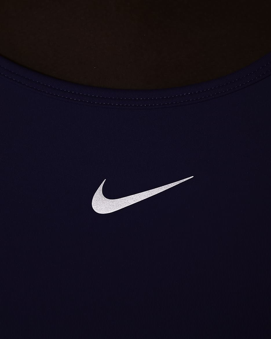 Nike One Bodi de cos complet Dri-FIT - Nena - Black Raspberry