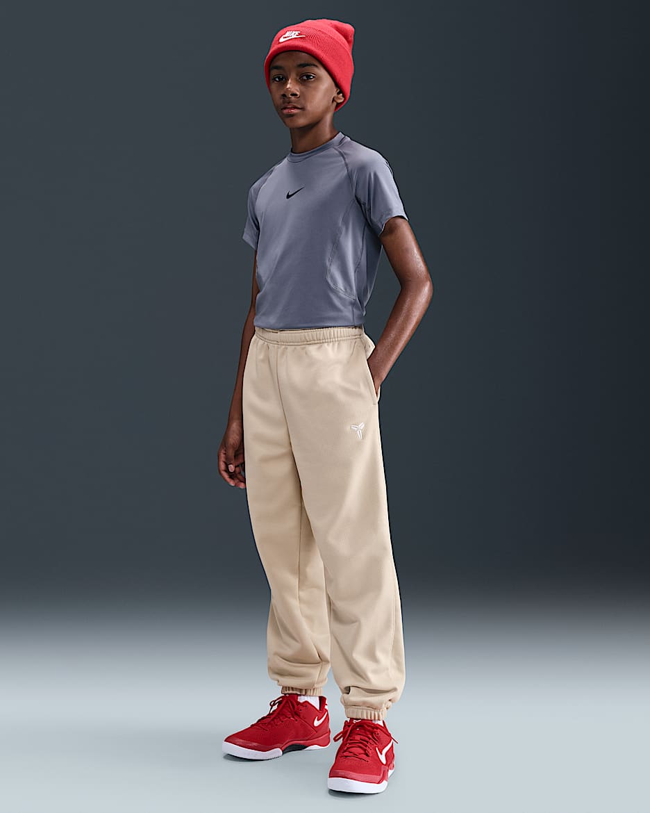 Kalhoty Kobe Therma-FIT pro větší děti - Sanddrift/Bílá
