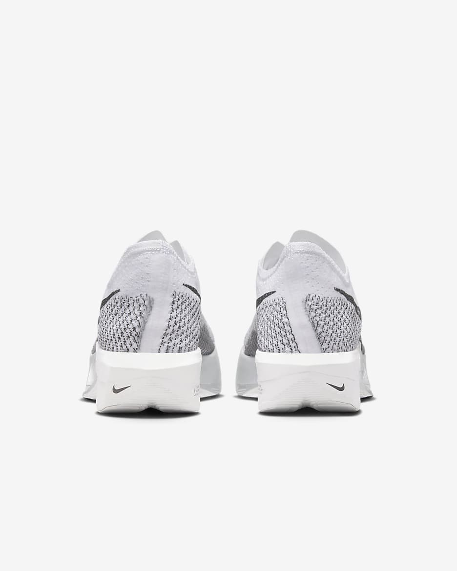 Nike Vaporfly 3 Women's Road Racing Shoes - White/Particle Grey/Metallic Silver/Dark Smoke Grey