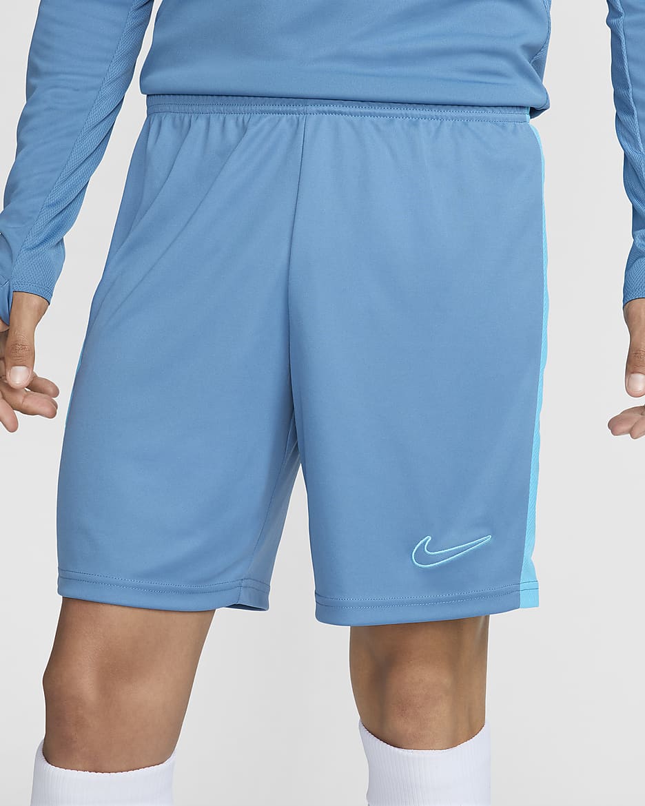 กางเกงฟุตบอลขาสั้นผู้ชาย Nike Dri-FIT Academy - Aegean Storm/Baltic Blue/Baltic Blue