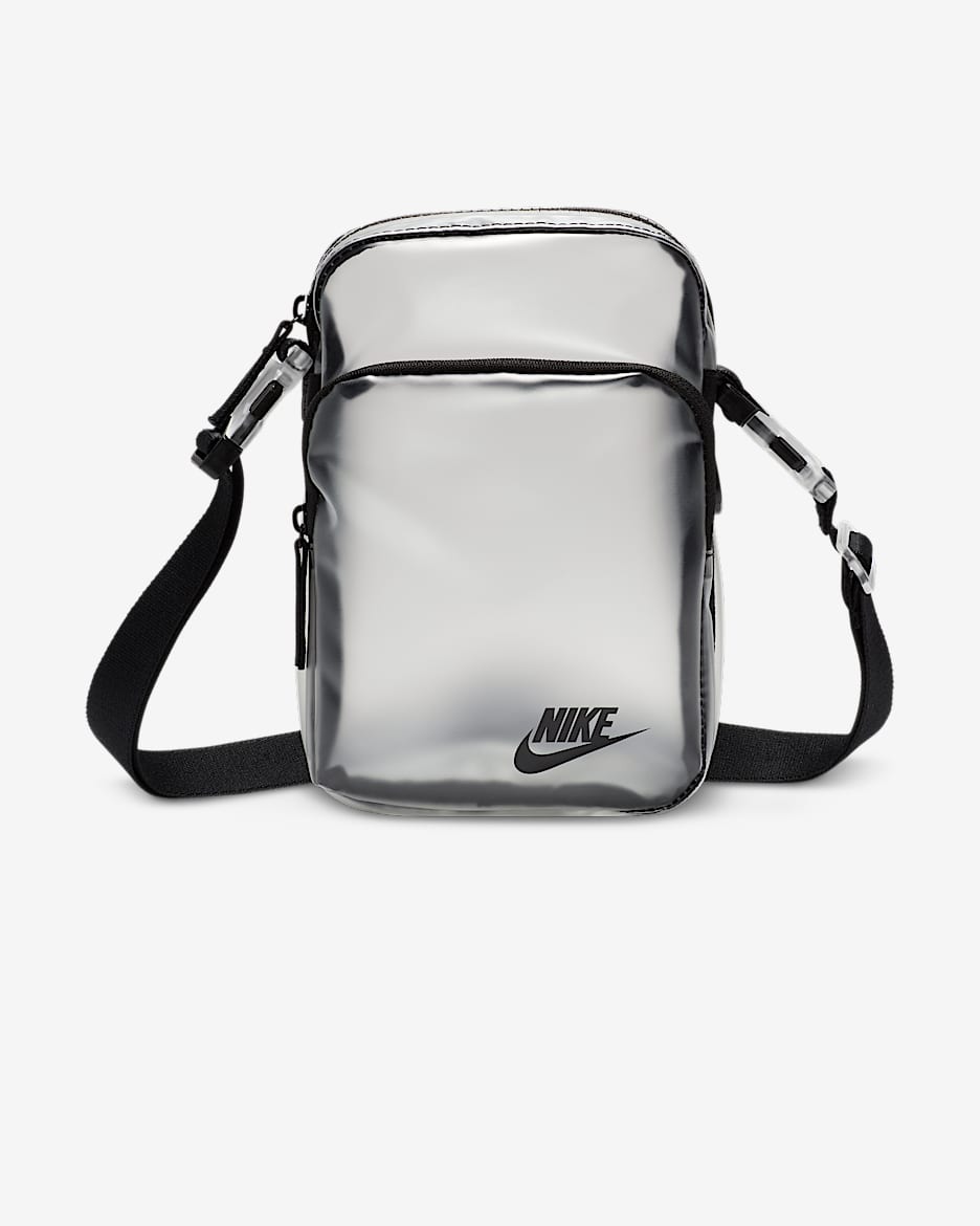 Nike Crystal Heritage Crossbody Bag (4L) - Clear/Black/Black