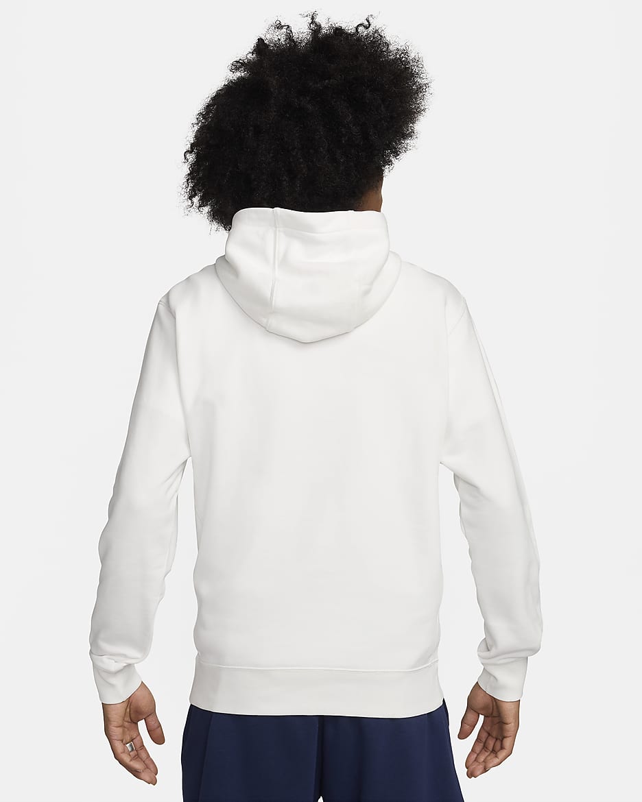 Nike Sportswear Club-pullover-hættetrøje til mænd - Sail/Sail/hvid