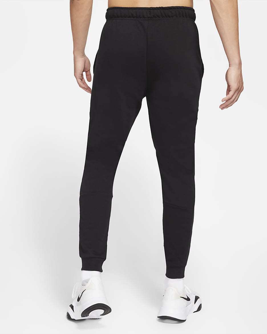 Nike Dri-FIT Men's Tapered Training Pants - Black/White