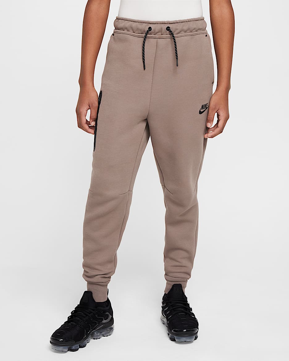 Nike Sportswear Tech Fleece Girls' Joggers - Mink Brown/Black/Black