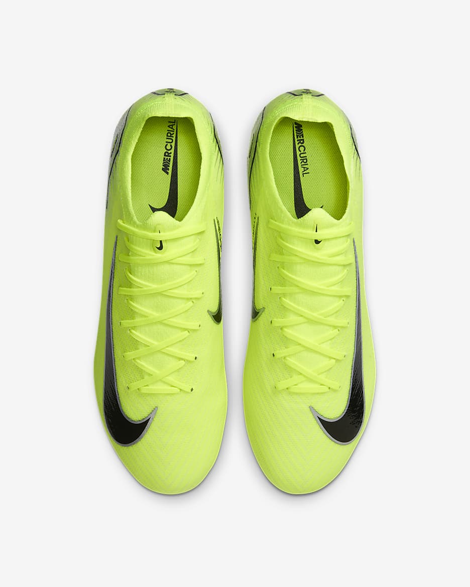 Nike Mercurial Vapor 16 Pro Botas de fútbol de perfil bajo AG-Pro - Volt/Negro