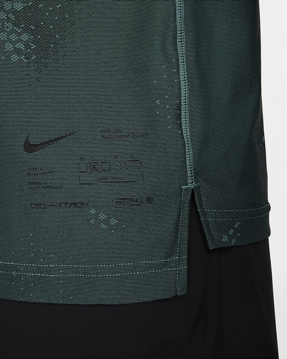 Nike A.P.S. Dri-FIT ADV multifunctionele top met korte mouwen voor heren - Bicoastal/Zwart/Zwart