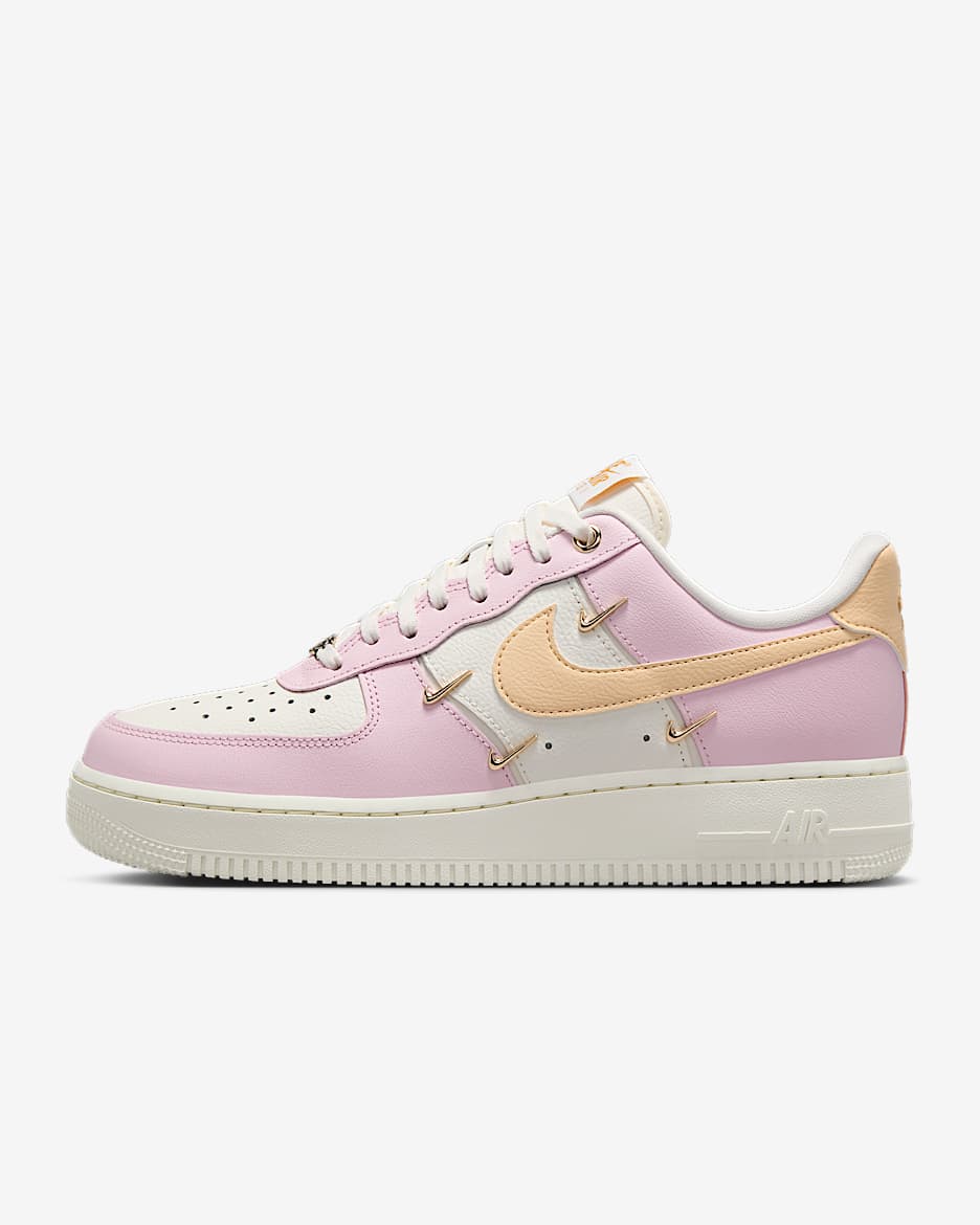 Nike Air Force 1 '07 LX damesschoenen - Pink Foam/Sail/Metallic Gold/Pale Vanilla