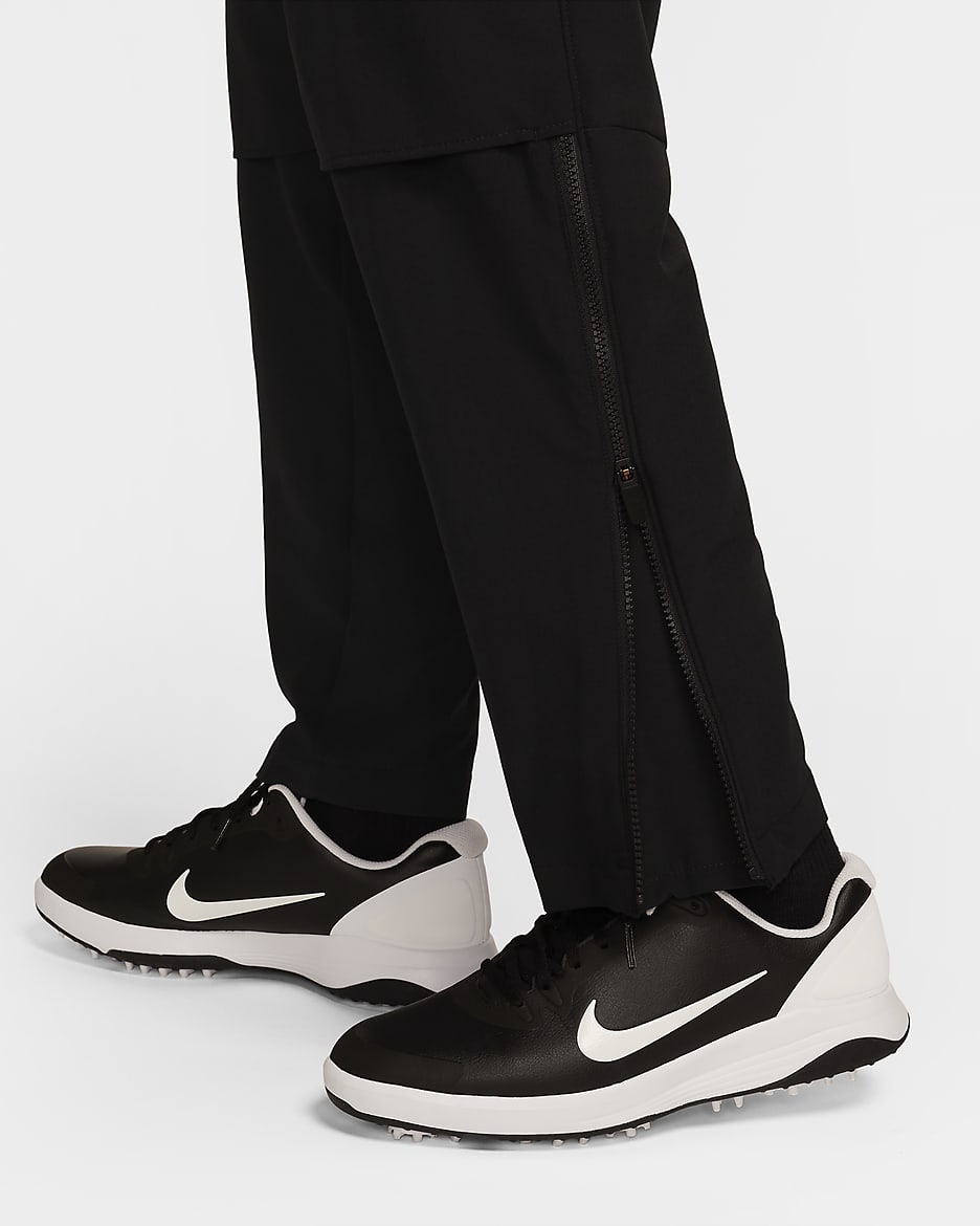 Nike Golf Club Men's Dri-FIT Golf Trousers - Black/Black/White