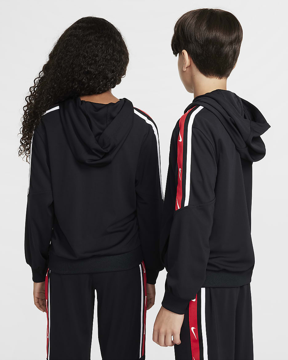 Nike Sportswear Club Big Kids' Pullover Knit Hoodie - Black