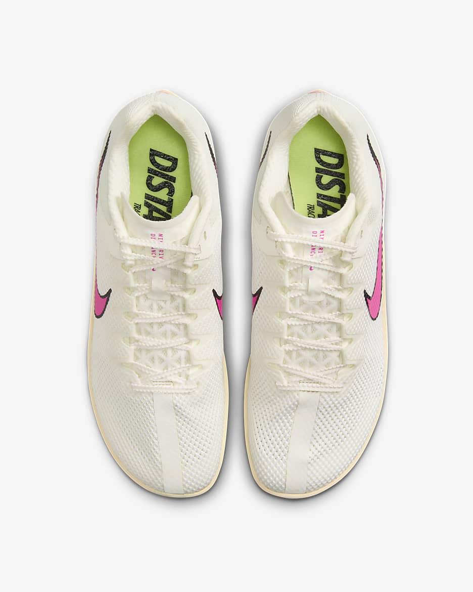 Παπούτσια στίβου για αγώνες αντοχής Nike Rival Distance - Sail/Light Lemon Twist/Guava Ice/Fierce Pink