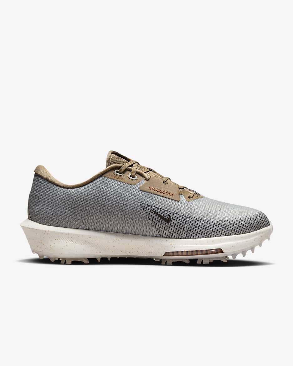 Nike Air Zoom Infinity Tour NRG Golf Shoes (Wide) - Light Iron Ore/Sail/Khaki/Baroque Brown