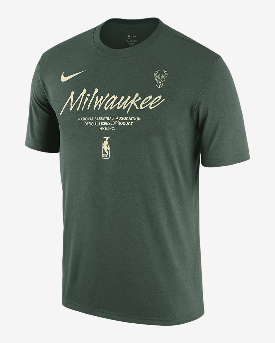 Milwaukee Bucks Essential Men's Nike NBA T-Shirt - Fir