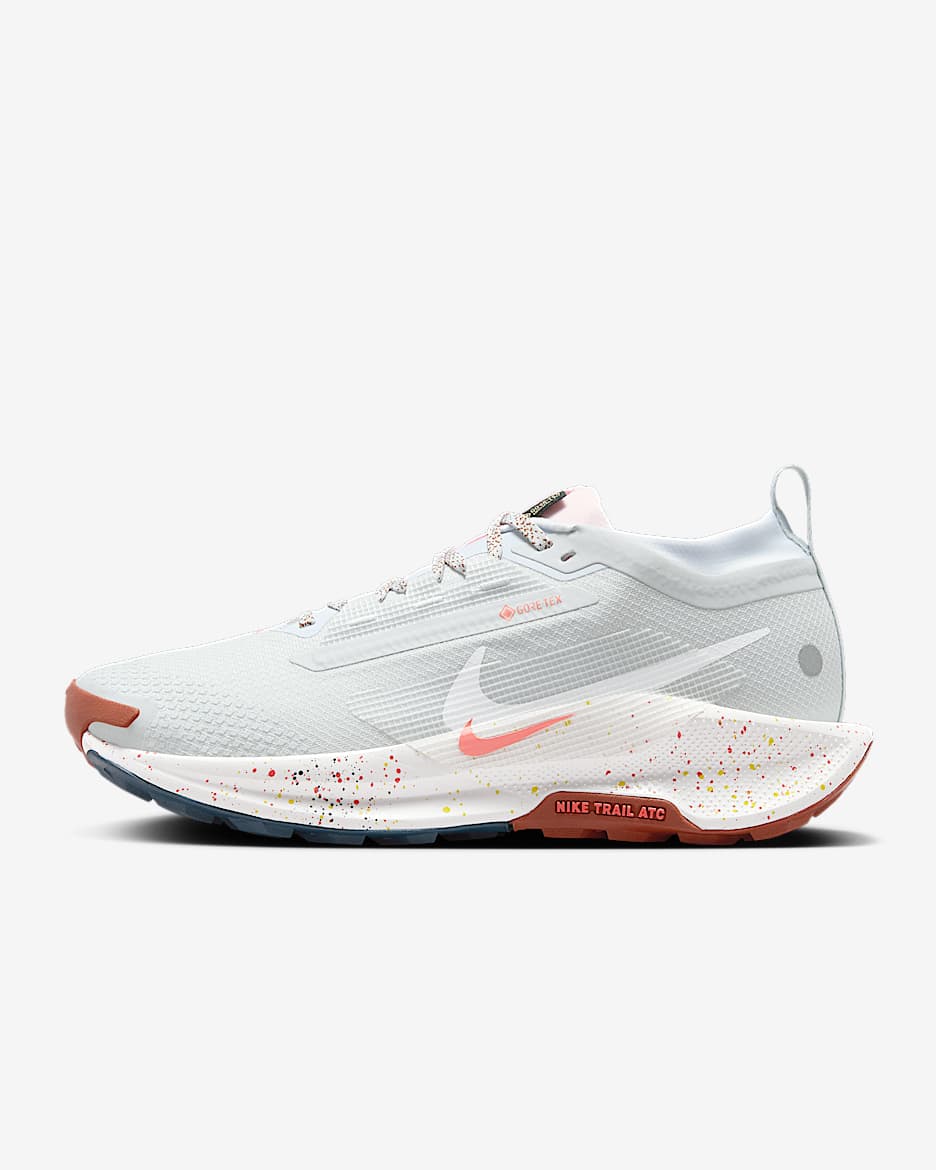 Nike Pegasus Trail 5 GORE-TEX Women's Waterproof Trail Running Shoes - Pure Platinum/Football Grey/Pink Foam/White