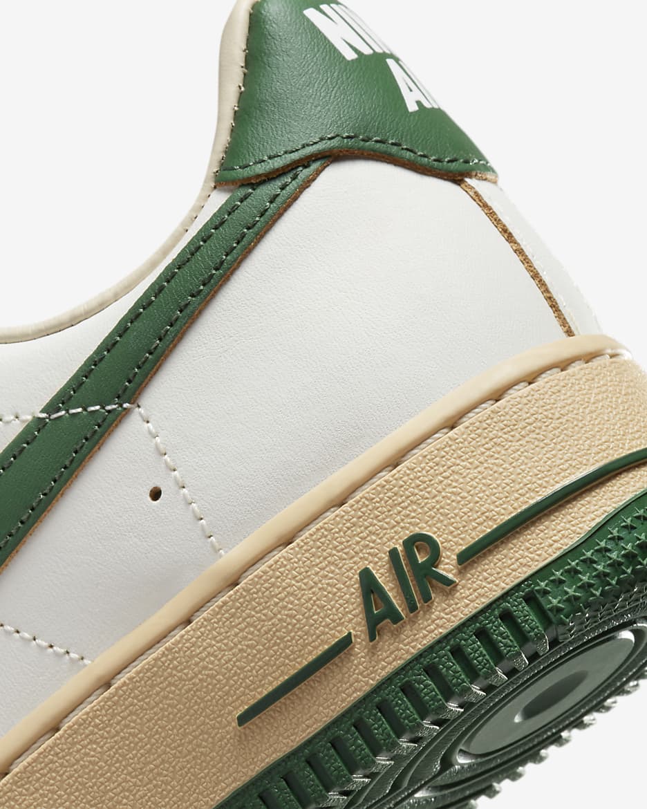 Nike Air Force 1 '07 LV8 女鞋 - Sail/Sesame/Pearl White/Gorge Green