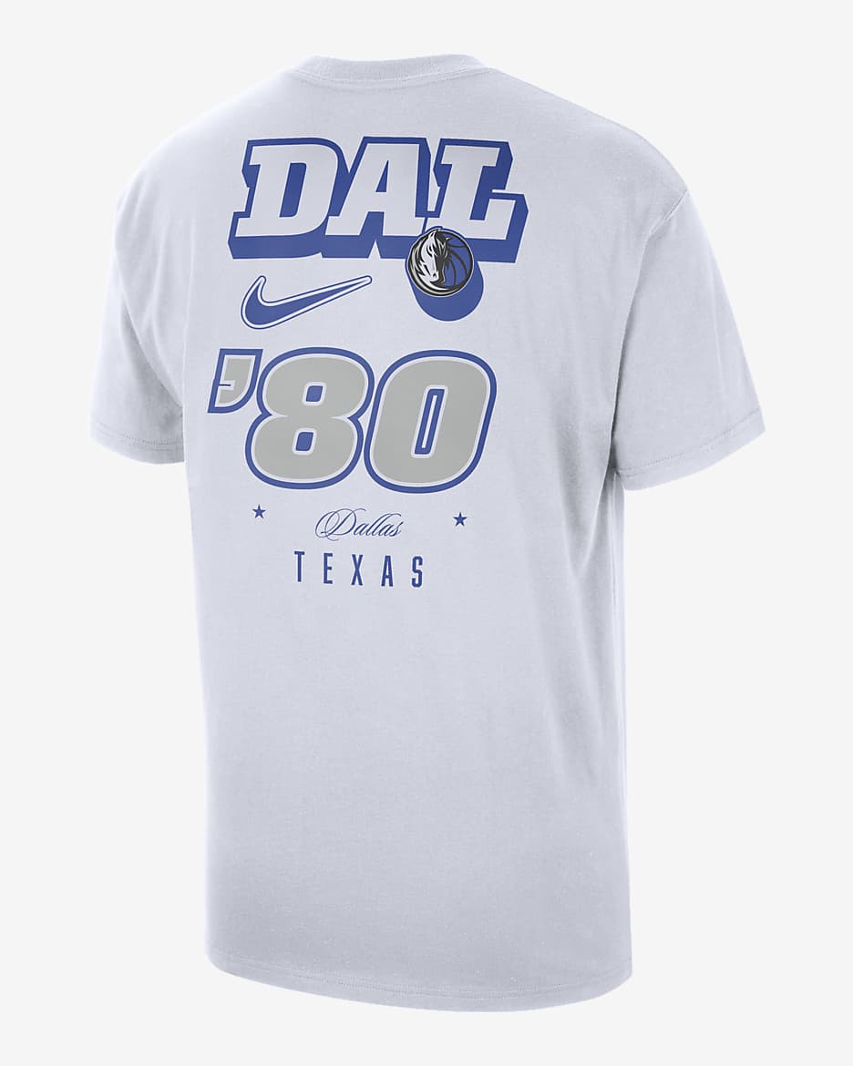 Dallas Mavericks Courtside Men's Nike NBA T-Shirt - White