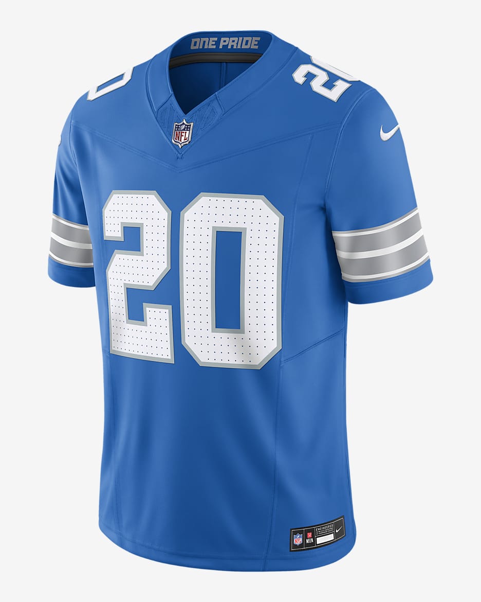 Barry Sanders Detroit Lions Men's Nike Dri-FIT NFL Limited Football Jersey - Blue