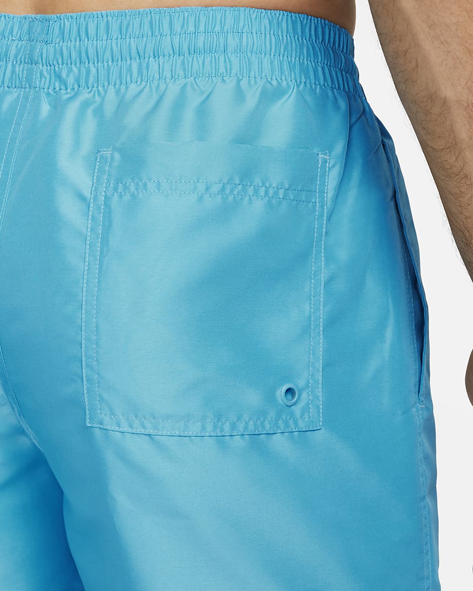 Traje de baño tipo short de voleibol de 18 cm para hombre Nike Essential - Azul relámpago