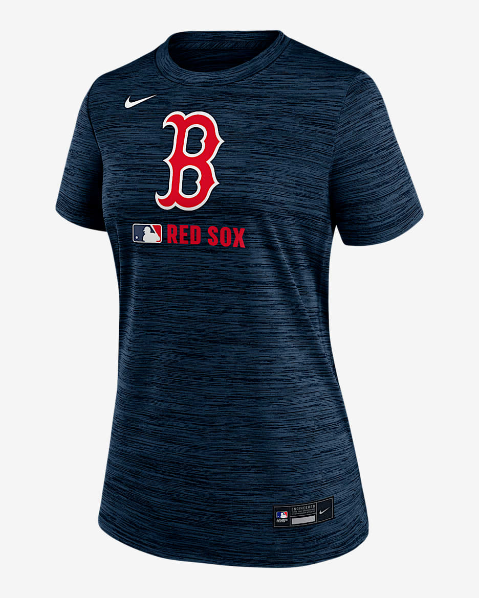 Boston Red Sox Authentic Collection Velocity Women's Nike Dri-FIT MLB T-Shirt - Navy