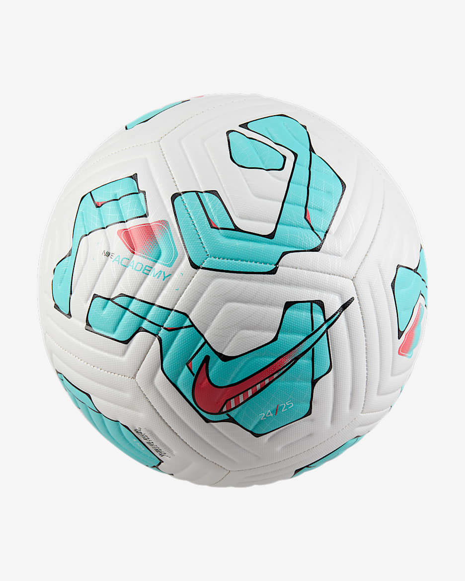 Balón de fútbol Nike Academy - Blanco/Verde aurora/Brasa resplandor
