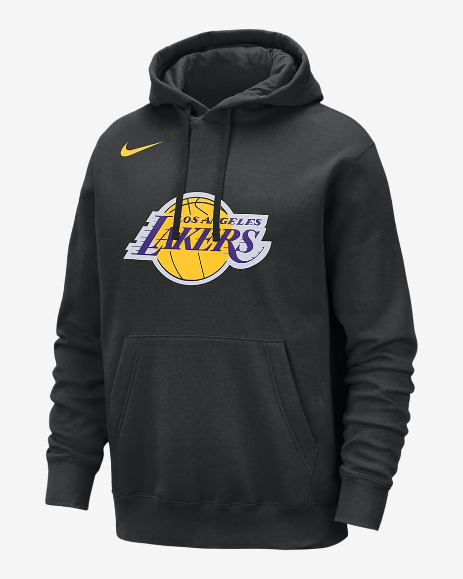 Sweat à capuche Nike NBA Los Angeles Lakers Club pour homme - Noir