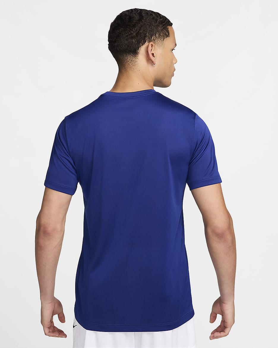 Ανδρικό T-Shirt μπάσκετ Μπαρτσελόνα Nike Dri-FIT Practice - Deep Royal Blue