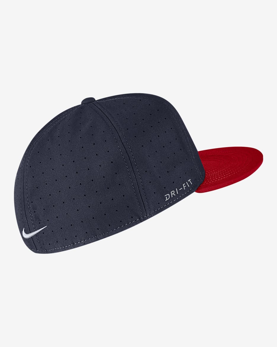 Arizona Nike College Fitted Baseball Hat - College Navy