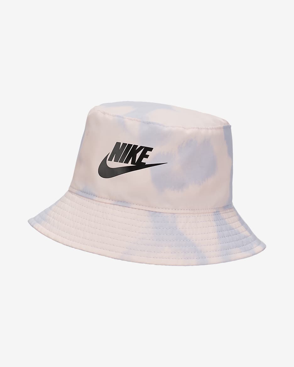 Nike Older Kids' Reversible Bucket Hat - Oxygen Purple/Pink Bloom