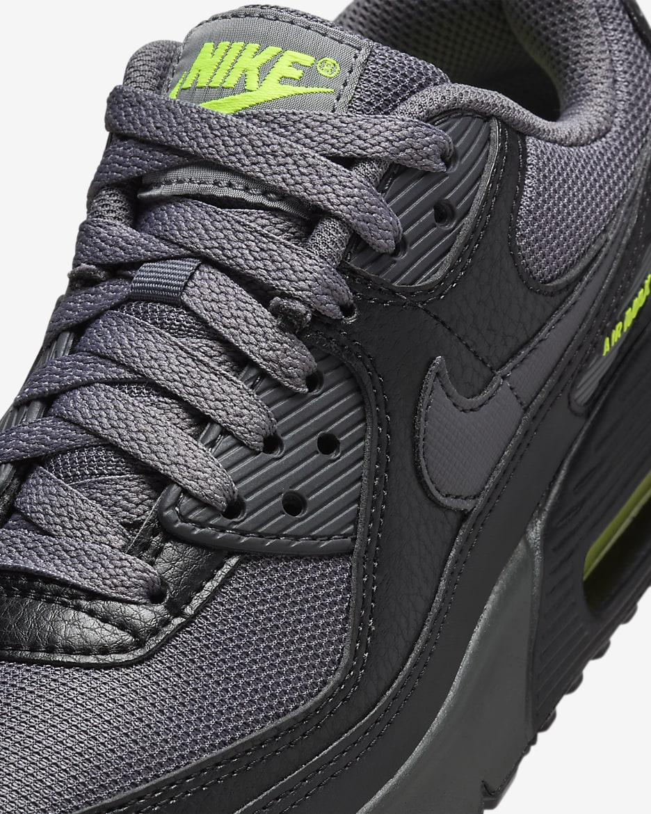 Scarpa Nike Air Max 90 Next Nature – Ragazzo/a - Nero/Volt/Volt/Grigio scuro