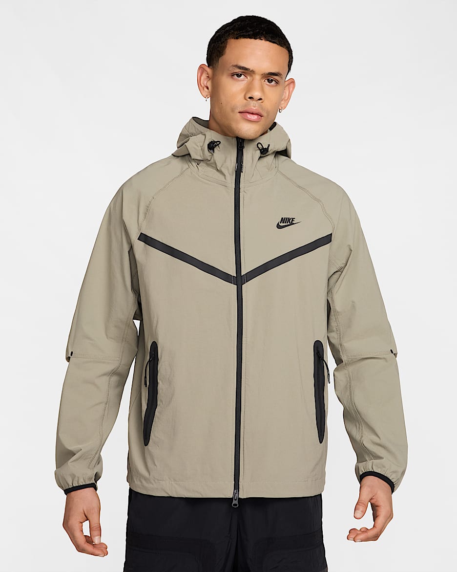 Nike Tech Chaqueta de tejido Woven - Hombre - Light Army/Light Army/Negro
