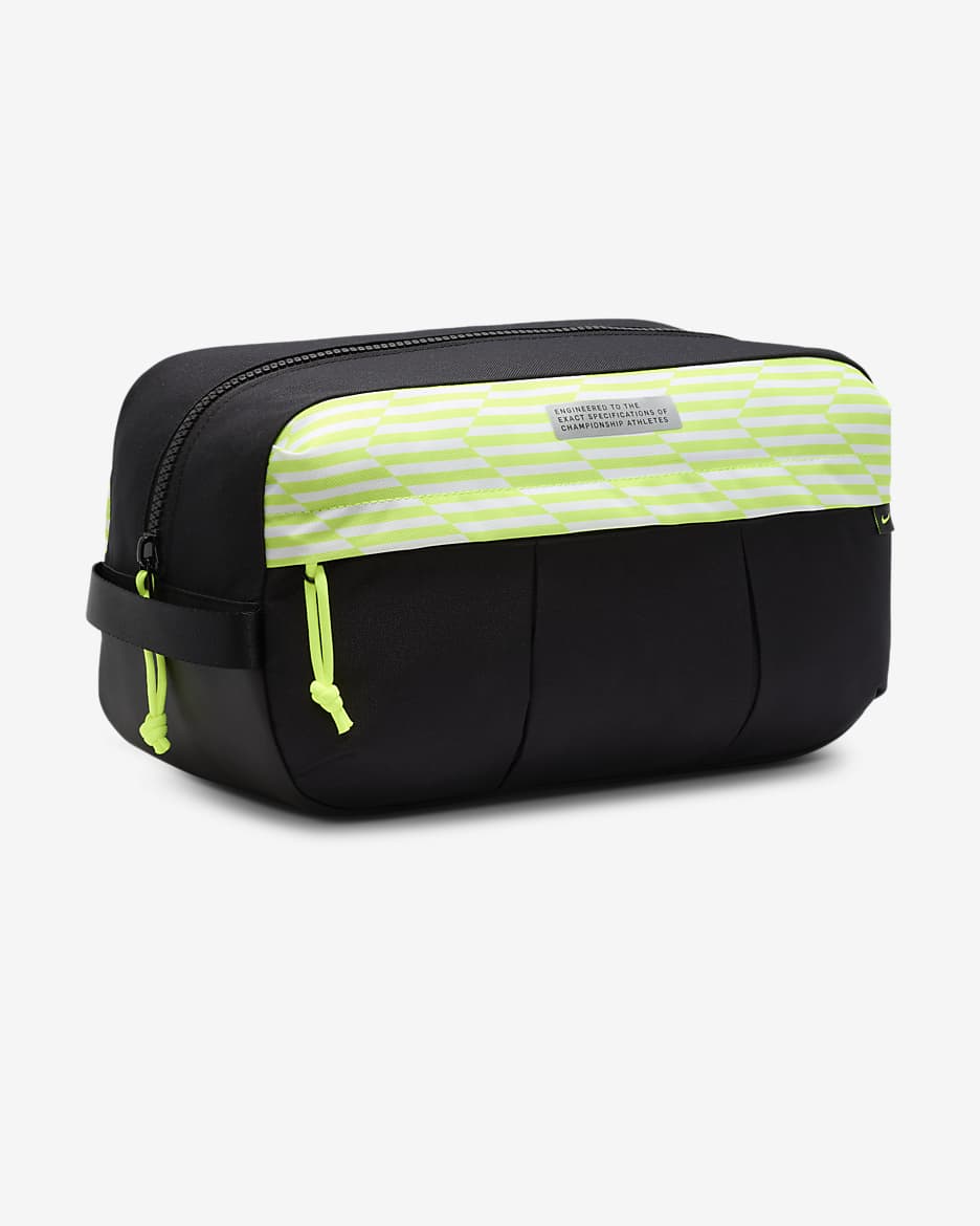 Nike Academy Fußballschuhtasche - Schwarz/Volt/Schwarz