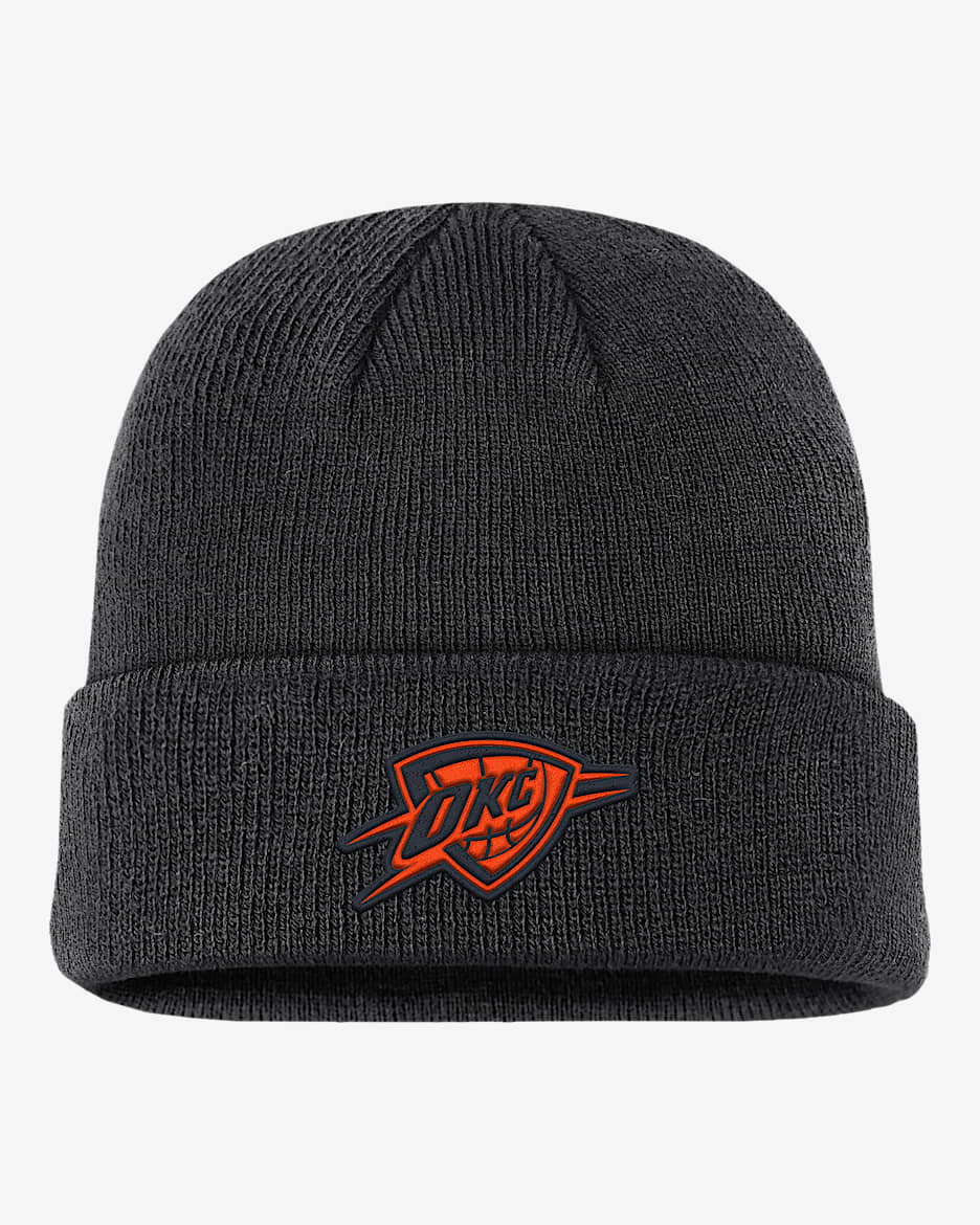 Oklahoma City Thunder Terra City Edition Nika NBA Beanie - Black