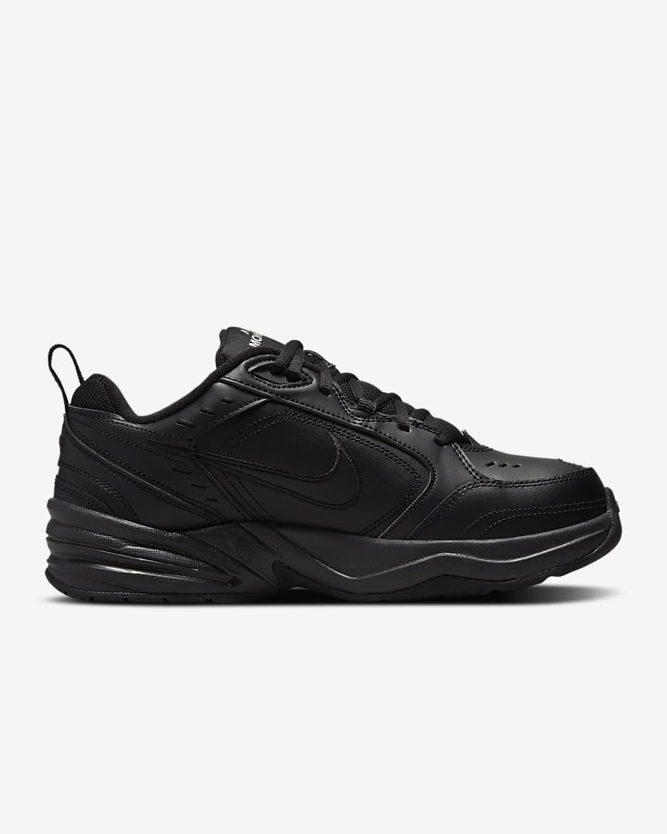 Nike Air Monarch IV Men's Workout Shoes (Extra Wide) - Black/Black